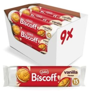 Lotus Biscoff Vanilla Cream Sandwich Cookies 5.29oz 9ct